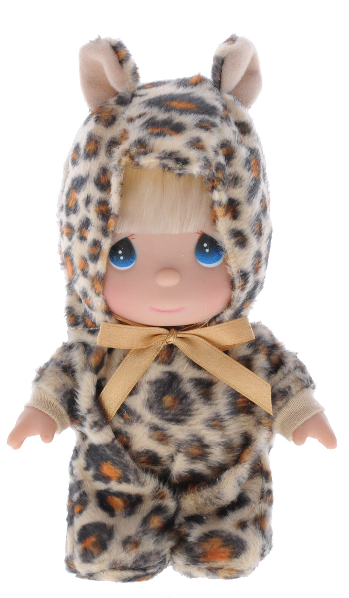 Precious Moments Мини-кукла Леопардик5362 Precious Moments Мини-кукла Леопардик5362Какие же милые эти куколки Precious Moments. Создатель этих очаровательных крошек настоящая волшебница - Линда Рик - оживила свои творения, каждая кукла обрела свой милый и неповторимый образ. Эти крошки могут сопровождать вас в чудесных странствиях и сделать каждый момент вашей жизни незабываемым! Мини-кукла Леопардик одета в костюм леопардовой расцветки. На голове у нее капюшон с ушками, а сзади забавный хвостик. У девочки большие синие глаза и светлые волосы. Благодаря играм с куклой, ваша малышка сможет развить фантазию и любознательность, овладеть навыками общения и научиться ответственности. Порадуйте свою принцессу таким прекрасным подарком!