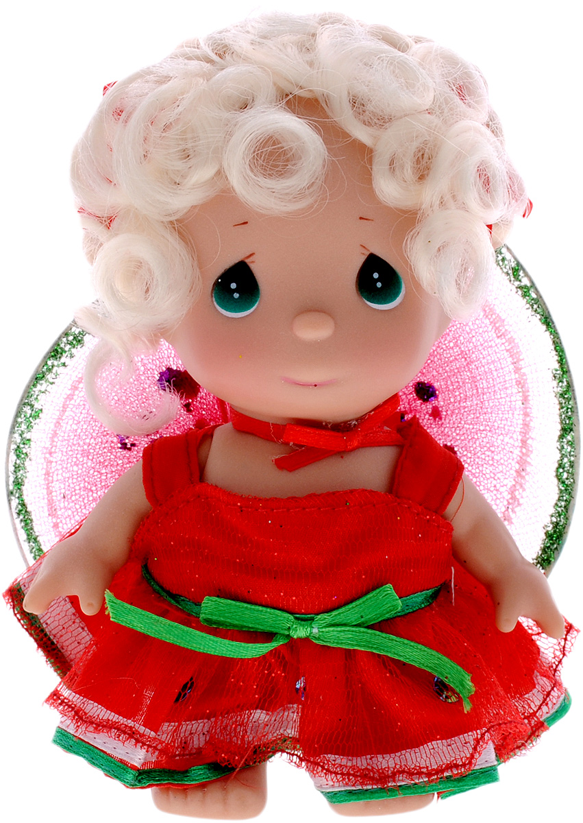 Precious Moments Мини-кукла Арбузик5353 Precious Moments Мини-кукла Арбузик5353Какие же милые эти куколки Precious Moments. Создатель этих очаровательных крошек настоящая волшебница - Линда Рик - оживила свои творения, каждая кукла обрела свой милый и неповторимый образ. Эти крошки могут сопровождать вас в чудесных странствиях и сделать каждый момент вашей жизни незабываемым! Мини-кукла Арбузик одета в красное платье, за спиной у нее блестящие крылья, которые можно отстегнуть. У куколки светлые волосы, убранные в изящную прическу и большие зеленые глаза. Благодаря играм с куклой, ваша малышка сможет развить фантазию и любознательность, овладеть навыками общения и научиться ответственности. Порадуйте свою принцессу таким прекрасным подарком!