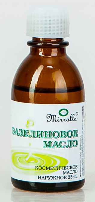 Масло Вазелиновое 25мл4650001791528 Масло Вазелиновое 25мл4650001791528Вазелиновое масло - смягчает огрубевшие участки кожи; применяется для увлажнения обветренной сухой кожи губ; препятствует негативному воздействию факторов окружающей среды; используется как основа для других препаратов.