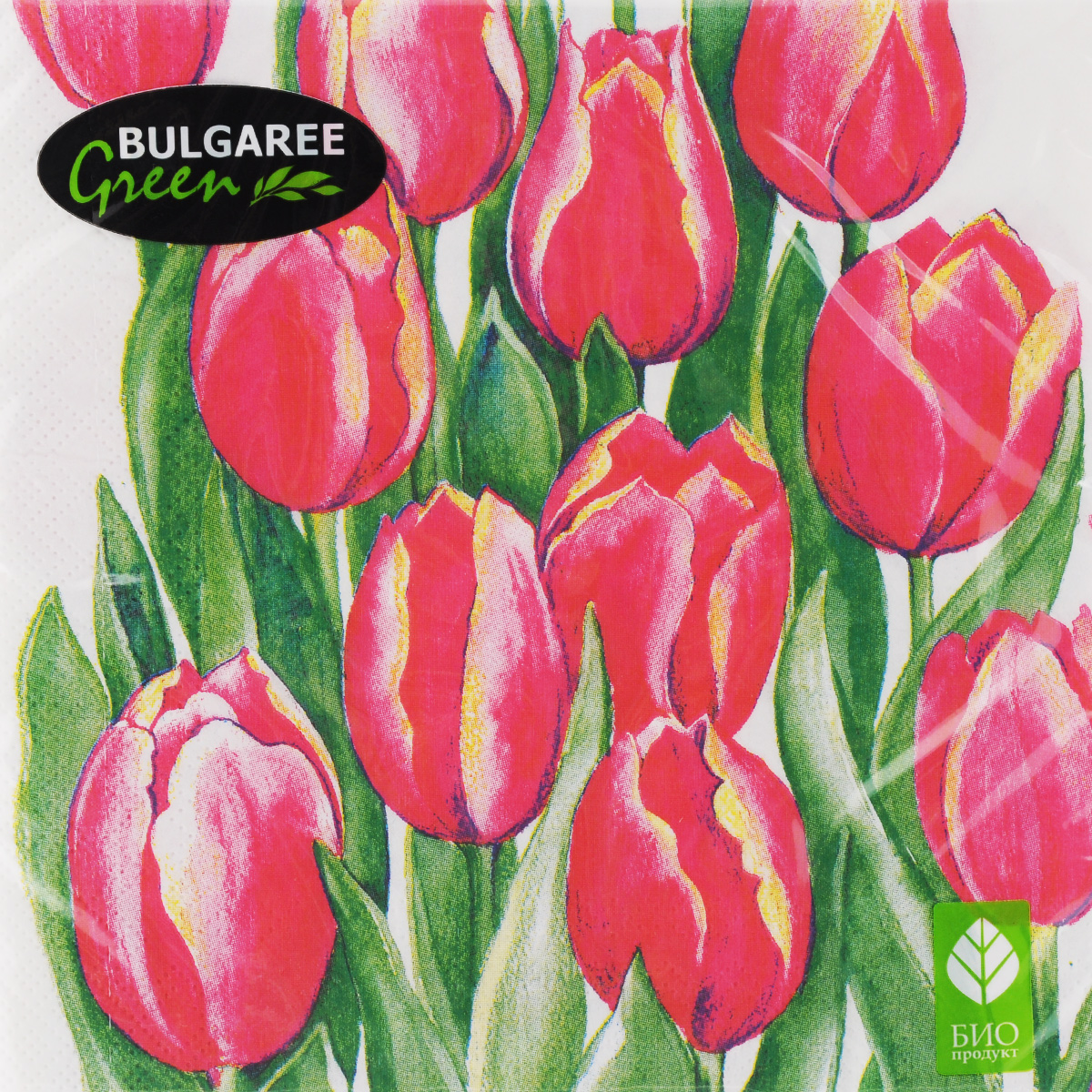 Салфетки бумажные Bulgaree Green Дыхание весны, трехслойные, 33 х 33 см, 20 шт1002948 Салфетки бумажные Bulgaree Green Дыхание весны, трехслойные, 33 х 33 см, 20 шт1002948Декоративные трехслойные салфетки Bulgaree Green Дыхание весны выполнены из 100% целлюлозы европейского качества и оформлены ярким рисунком. Изделия станут отличным дополнением любого праздничного стола. Они отличаются необычной мягкостью, прочностью и оригинальностью. Размер салфеток в развернутом виде: 33 х 33 см.