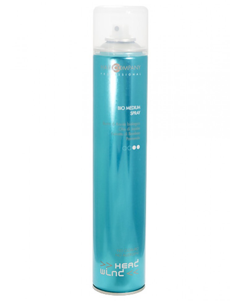 Hair Company Био-спрей средней фиксации Head Wind Top Fix Bio Medium Spray 500 мл253271/LB11747 RUS Hair Company Био-спрей средней фиксации Head Wind Top Fix Bio Medium Spray 500 мл253271/LB11747 RUSБио-спрей средней фиксации Hair Company Head Wind Top Fix Bio Medium Spray отлично подходит для оформления любых стрижек и укладок. Формула, созданная по инновационной технологии, включает пленкообразующие эластичные полимеры нового поколения (необходимые для придания формы прическе) и две макромолекулы кремния: одна обладает увлажняющими и восстанавливающими свойствами, вторая - защитными. Нейтральная отдушка.