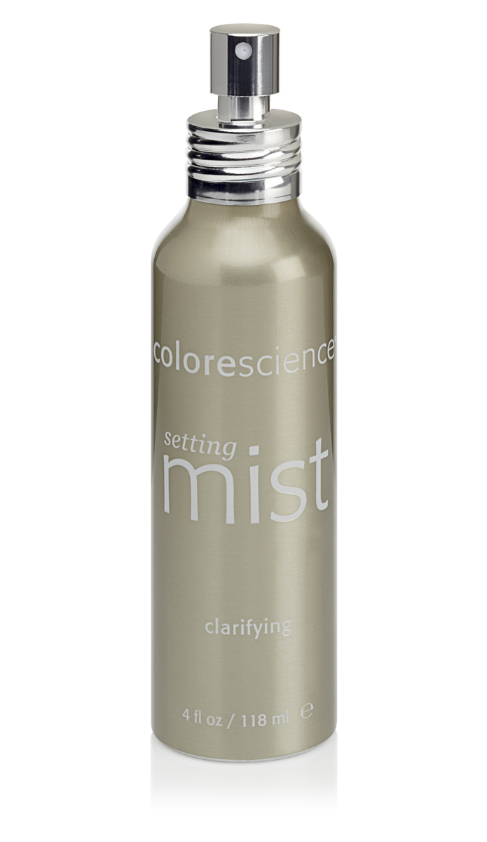 Colorescience Фиксирующий спрей для проблемной кожи Clarifying Setting Mist, 118 мл4607Rev1 Colorescience Фиксирующий спрей для проблемной кожи Clarifying Setting Mist, 118 мл4607Rev1Помогает восстановить нарушенный баланс жирной и проблемной кожи. Успокаивает раздражения, связанные с проявлением акне. Помогает устранить признаки воспаления и обеспечивает антиоксидантную защиту. Превосходно удерживает нанесенный макияж и солнцезащитную минеральную пудру, оживляет и увлажняет кожу.