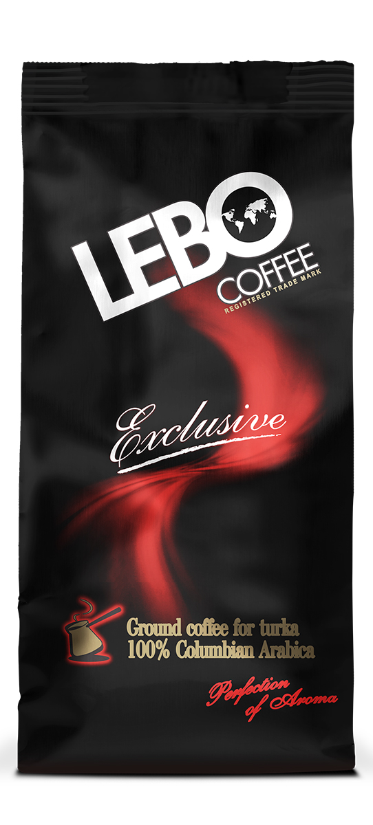 Lebo Exclusive Арабика кофе молотый, 100 г4602076000432 Lebo Exclusive Арабика кофе молотый, 100 г4602076000432Натуральный жареный молотый кофе Lebo Exclusive приготовлен из отборных сортов кофе, выращенных на высокогорных плантациях Колумбии. Вкус кофе насыщенный, богатый, со сладостью карамели, нотками какао и незабываемым фруктово-винным послевкусием. С самого первого глотка его бодрящий вкус и деликатный, богатый аромат покорит даже самого настоящего гурмана. Кофе идеален для приготовления в турке.