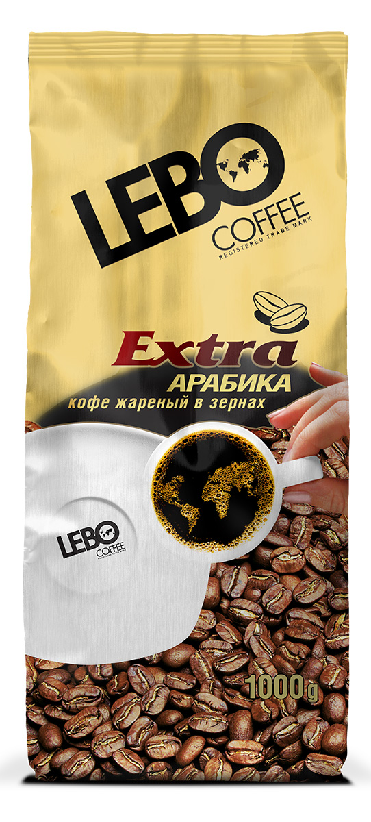 Lebo Extra Арабика кофе в зернах, 1 кг Lebo Extra Арабика кофе в зернах, 1 кг