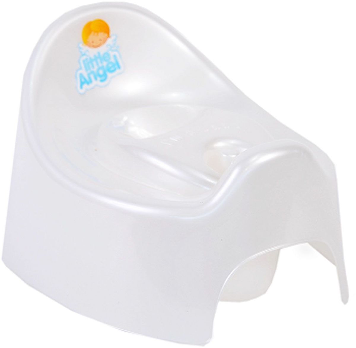 Little Angel Горшок детский Im с крышкой цвет белый перламутровыйLA2701PL Little Angel Горшок детский Im с крышкой цвет белый перламутровыйLA2701PLЛегкий и прочный детский горшок. Если Вы едете отдыхать или на дачу, а ваш ребенок так любит свой горшок, взять его с собой очень просто. Анатомическая форма корпуса горшка позволяет ребенку свободно держать спину прямой. Высокая защита от брызг одинаково подходит как девочкам, так и мальчикам. При необходимости можно закрыть горшок крышкой.