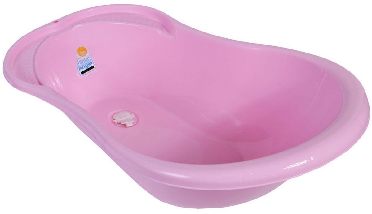 Little Angel Ванночка детская Ангел со сливом и термометром 84 см цвет розовыйLA4101RS Little Angel Ванночка детская Ангел со сливом и термометром 84 см цвет розовыйLA4101RSПредназначена для детей от 0 до 9 месяцев, размер - 84 см. Ванночка Ангел имеет анатомическую форму, удобный слив с герметичной пробкой, сглаженные борта для безопасности малыша, специальные углубления для ванных принадлежностей, нескользящие ножки, встроенный термометр для контроля температуры воды.