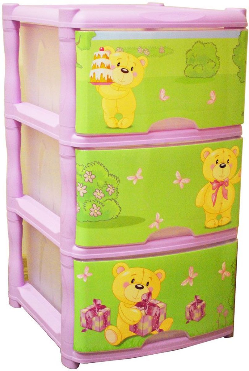 Little Angel Детский комод Bears Tutti 3 ящика цвет лавандовыйLA4713LV Little Angel Детский комод Bears Tutti 3 ящика цвет лавандовыйLA4713LVВместительный, современный и удобный дизайн комода идеально подойдет для детской комнаты. Сглаженные углы и облегченная конструкция комода безопасны даже для самых активных малышей. Спокойные пастельные цвета комода станут прекрасным дополнением для детской комнаты.