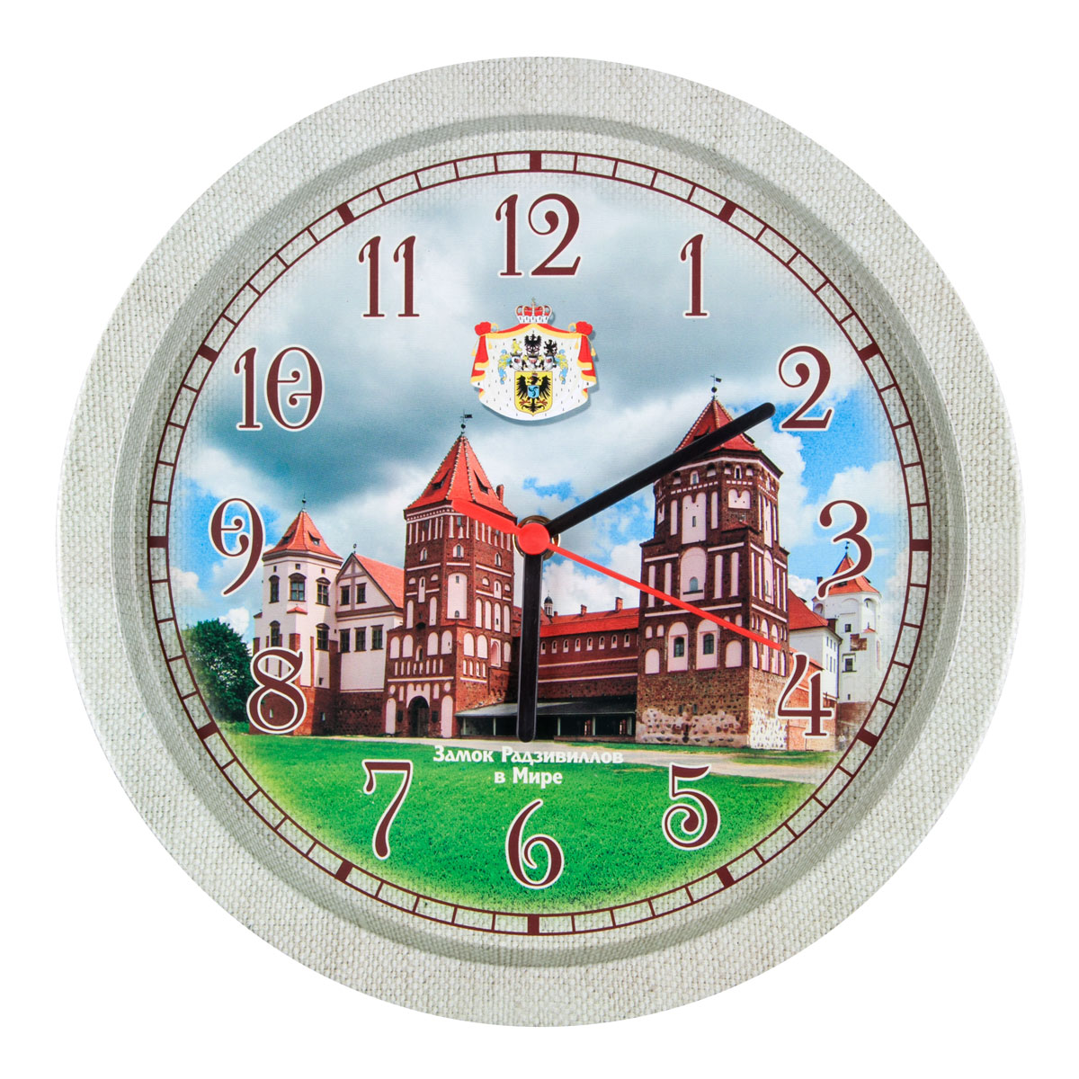 Часы настенные Miolla ЗамокCH005 Часы настенные Miolla ЗамокCH005Оригинальные настенные часы круглой формы выполнены из стали. Часы имеют три стрелки - часовую, минутную и секундную и циферблат с цифрами. Необычное дизайнерское решение и качество исполнения придутся по вкусу каждому. Диаметр часов: 33 см. Часы работают от 1 батарейки типа АА напряжением 1,5 В.