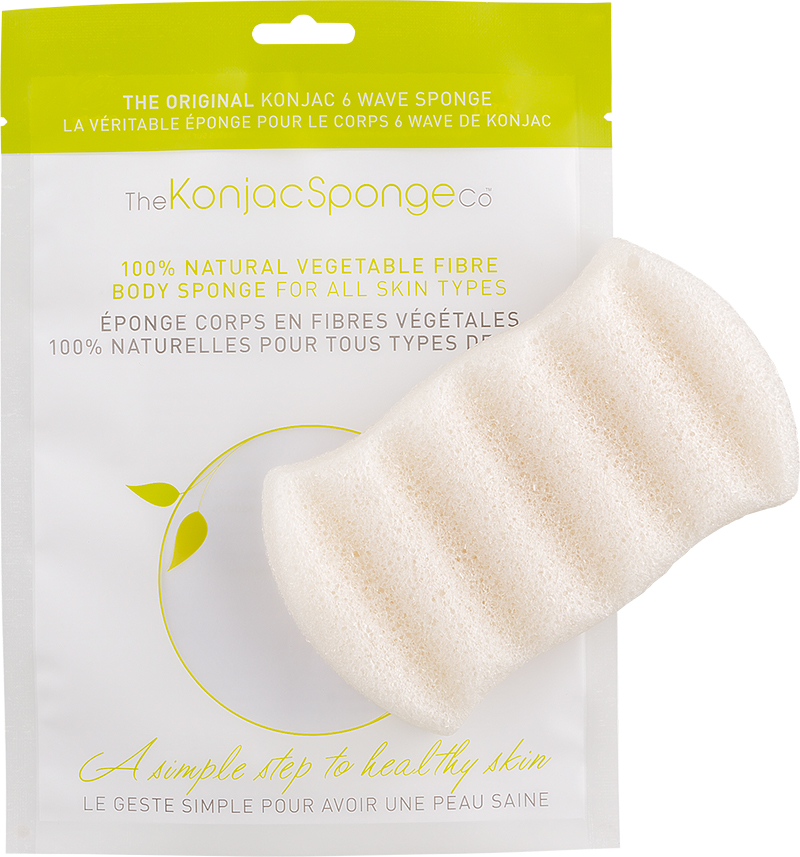 The Konjac Sponge Co Спонж для мытья тела 6 Wave Body - Pure White801162 The Konjac Sponge Co Спонж для мытья тела 6 Wave Body - Pure White801162Полностью натуральный спонж из растительной клетчатки для мытья тела. Не содержит химикатов, красителей, аллергенов. На 100% биоразлагаемый. Используется во влажном состоянии. Длина – ок. 13,5 см (без учета упаковки). Способ применения: Перед употреблением тщательно промойте и дайте спонжу Конняку впитать воду. Аккуратно отожмите спонж от лишней воды и нежно очищайте кожу. Массируйте круговыми движениями. Спонж Конняку нежно отшелушивает кожу, очищает и освежает ее. Нет необходимости использовать очищающие средства, но при желании можете добавить немного любимого средства. Спонж Конняку усиливает эффект очищающих средств. Состав: Растительная клетчатка.