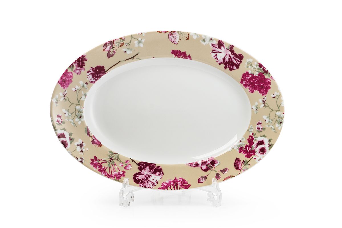 Блюдо овальное La Rose des Sables Liberty, диаметр 35 см531235 2150 Блюдо овальное La Rose des Sables Liberty, диаметр 35 см531235 2150Можно использовать в СВЧ и посудомоечной машине.
