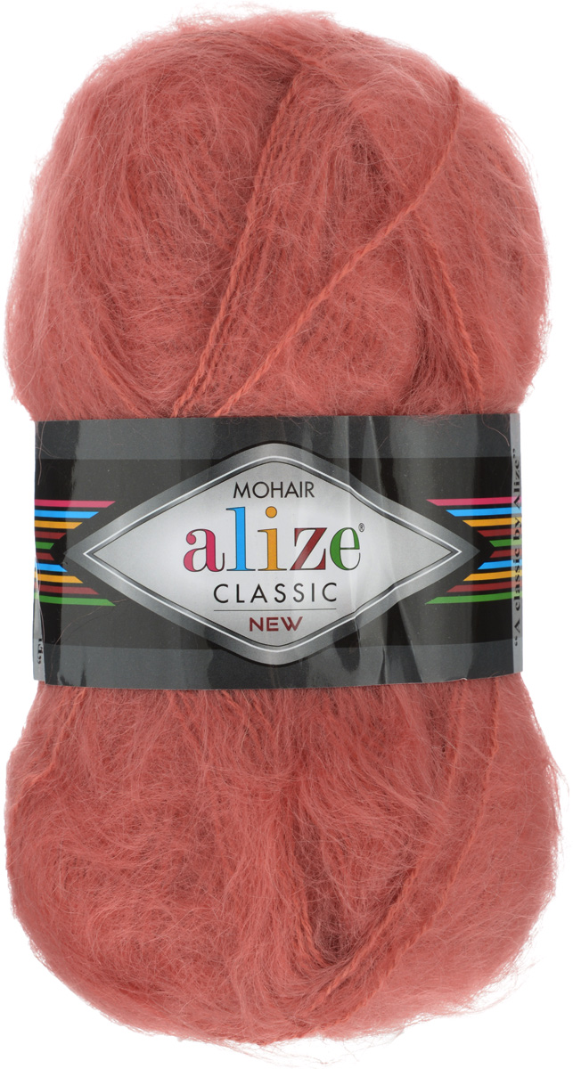 Пряжа для вязания Alize Mohair Classik New, цвет: светло-красный (154), 200 м, 100 г, 5 шт582105_154 Пряжа для вязания Alize Mohair Classik New, цвет: светло-красный (154), 200 м, 100 г, 5 шт582105_154Классическая мохеровая пряжа Alize Mohair Classik New для ручного вязания, тонкая, мягкая, деликатная нить, хорошо скрученная. Послушная нить, которая отлично подходит для опытных вязальщиц и для начинающих рукодельниц. Легкая и гибкая пряжа с акрилом, придающим готовым вещам практичность. Благодаря пушистому мохеру можно использовать самый простой узор и при этом изделие будет выглядеть великолепно. Высококачественная пряжа, равномерно окрашенная, не линяет. Мягкая, теплая нить прекрасно подходит для взрослой и детской зимней одежды. Пушистость пряжи в изделии без сложных узлов даже с ровной вязкой будет придавать одежде особый шарм. Состав: 25% мохер, 24% шерсть, 51% акрил. Рекомендованные спицы № 5-7, крючок № 2-4.