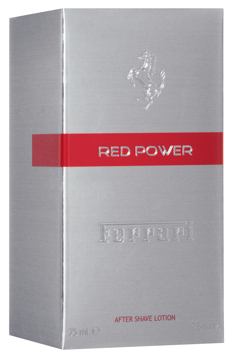 Ferrari Лосьон после бритья RED POWER, 75 мл67000066 Ferrari Лосьон после бритья RED POWER, 75 мл67000066Red Power Ferrari - это аромат для мужчин, принадлежит к группе ароматов фужерные. Red Power выпущен в 2012. Парфюмер: Alexandra Carlin. Верхние ноты: Бергамот, красный апельсин, Лаванда и Розовый перец; ноты сердца: Герань, Розмарин, кардамон и Лист фиалки; ноты базы: Мускус, пачули, Белый кедр и Тонка бобы.