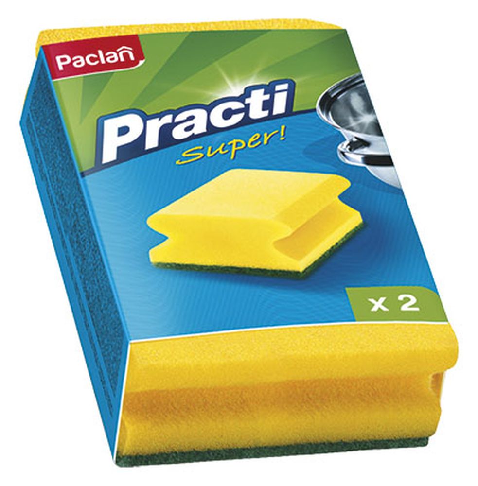 Губки для посуды Paclan, 2 шт320028/135501/320023/320027 Губки для посуды Paclan, 2 шт320028/135501/320023/320027Чистит основательно и бережно, хорошо впитывает жидкость, позволяет расходовать минимальное количество чистящих средств.