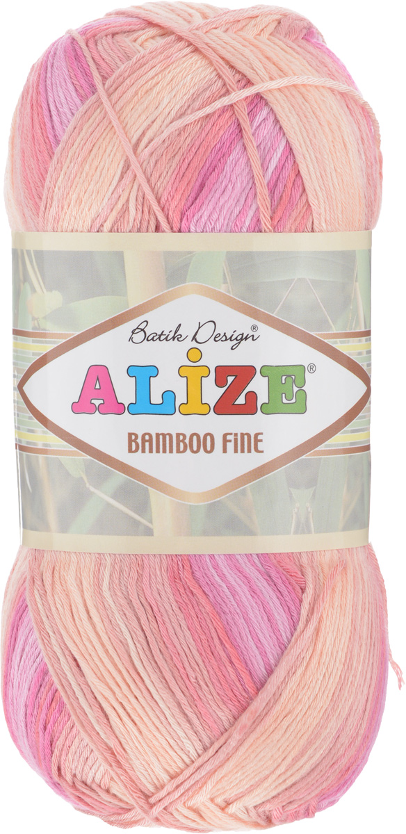 Пряжа для вязания Alize Bamboo Fine, цвет: фуксия, розовый, телесный (3682), 440 м, 100 г, 5 шт688986_3682 Пряжа для вязания Alize Bamboo Fine, цвет: фуксия, розовый, телесный (3682), 440 м, 100 г, 5 шт688986_3682Пряжа Alize Bamboo Fine подходит для ручного вязания детям и взрослым. Пряжа приятная на ощупь, хорошо лежит в полотне. Изделия из такой нити получаются мягкие и красивые. Рекомендованные спицы 2,5-3,5 мм и крючок для вязания 1-3 мм. Состав: 100% бамбук.