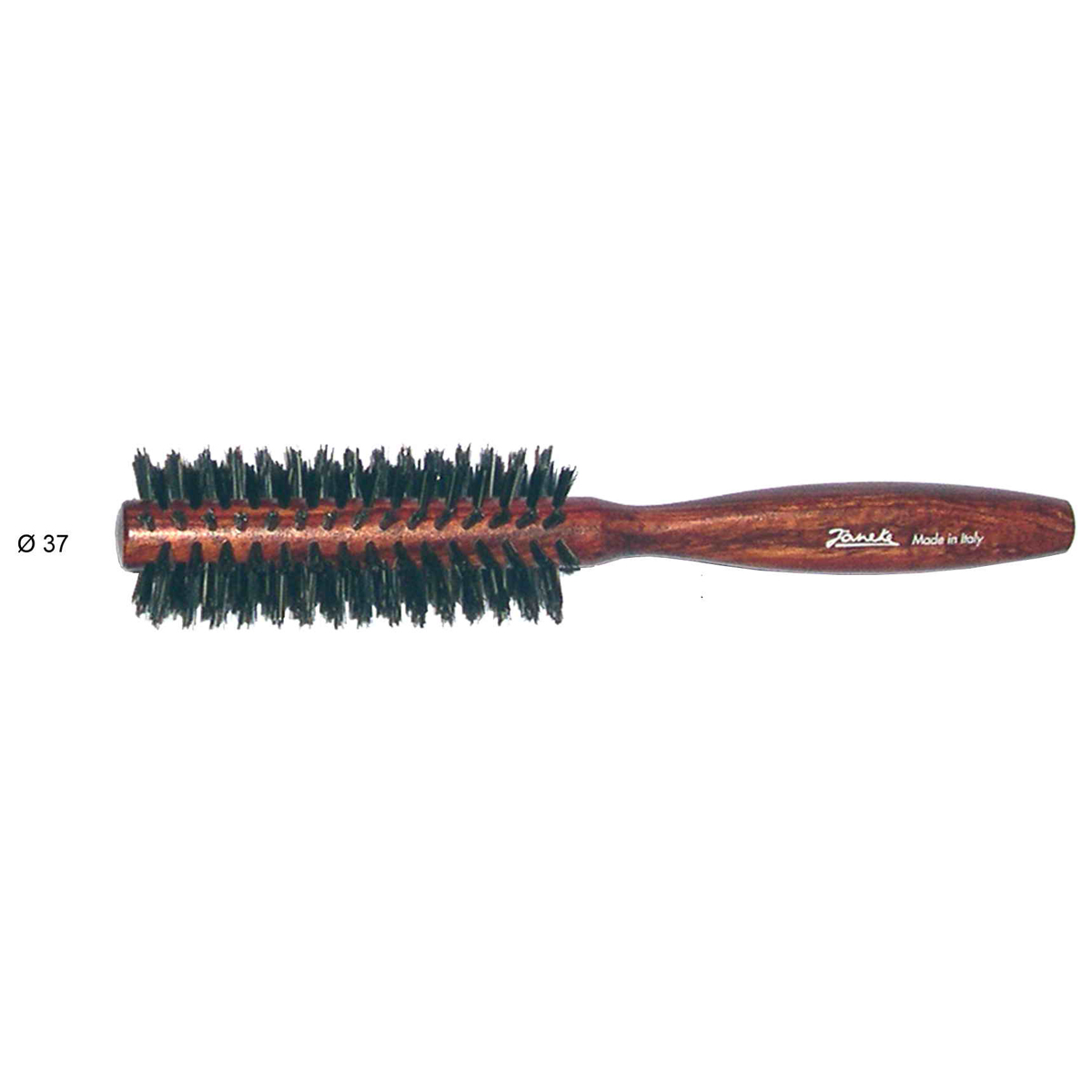 Janeke Щетка для укладки с натуральной щетиной, дерево, D37, SP82K.550116 Janeke Щетка для укладки с натуральной щетиной, дерево, D37, SP82K.550116Марка Janeke – мировой лидер по производству расчесок, щеток, маникюрных принадлежностей, зеркал и косметичек. Марка Janeke, основанная в 1830 году, вот уже почти 180 лет поддерживает непревзойденное качество своей продукции, сочетая новейшие технологии с традициями старых миланских мастеров. Все изделия на 80% производятся вручную, а инновационные технологии и современные материалы делают продукцию марки поистине уникальной. Стильный и эргономичный дизайн, яркие цветовые решения – все это приносит истинное удовольствие от использования аксессуаров Janeke Когда выбор падает на простоту и натуральность материалов, идеально походит деревянная линия Janeke. Расчески-гребни ручной работы имеют закругленные концы, что позволяет не травмировать кожу головы. Широкий выбор массажных щеток из натурального ворса или смешанного с пластмассовой щетиной. Продукция из бука, произрастающего в странах Европы, Америки и Японии. Будучи полностью натуральные продукты являются экологически-устойчивыми...