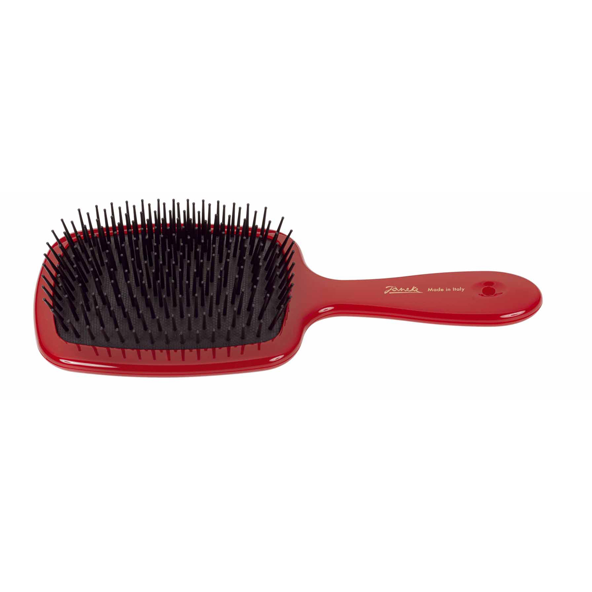 Janeke Щетка массажная, SP223RC772302 Janeke Щетка массажная, SP223RC772302Марка Janeke – мировой лидер по производству расчесок, щеток, маникюрных принадлежностей, зеркал и косметичек. Марка Janeke, основанная в 1830 году, вот уже почти 180 лет поддерживает непревзойденное качество своей продукции, сочетая новейшие технологии с традициями старых миланских мастеров. Все изделия на 80% производятся вручную, а инновационные технологии и современные материалы делают продукцию марки поистине уникальной. Стильный и эргономичный дизайн, яркие цветовые решения – все это приносит истинное удовольствие от использования аксессуаров Janeke. Серия Пластиковая линия из высококачественного сырья, большое разнообразие моделей и цветов, кончик расчески специально закруглен, чтобы предотвратить разрыв волоса. Цвет Cartier - доступная роскошь каждый день.