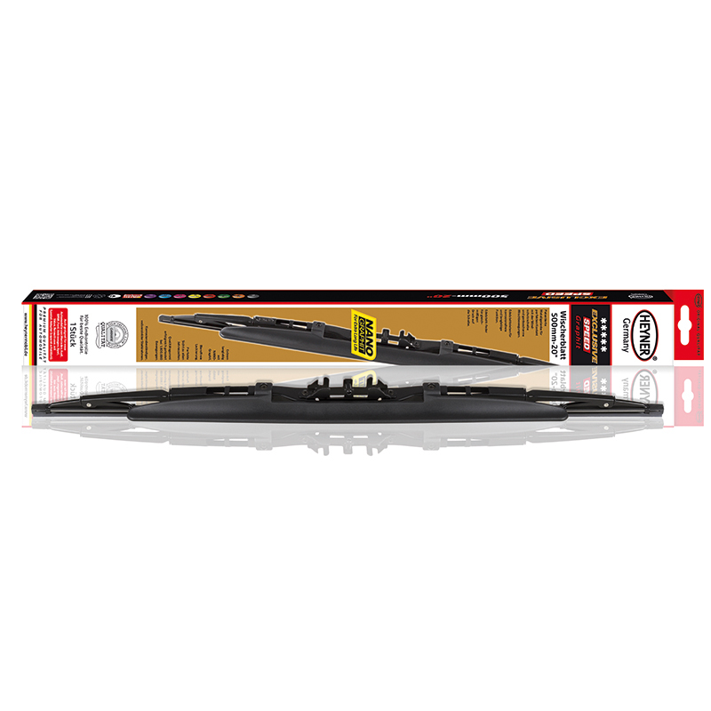 Щетка стеклоочистителя Heyner Эксклюзив, со спойлером, 22/56 см262000 Щетка стеклоочистителя Heyner Эксклюзив, со спойлером, 22/56 см262000щетка с/о 22/56см эксклюзив со спойлером. Оцинкованный, усиленный, сплошной стальной каркас с шарнирами из высококачественной стали. Включает адаптеры. Высококачественная резина из 100% натурального каучука.