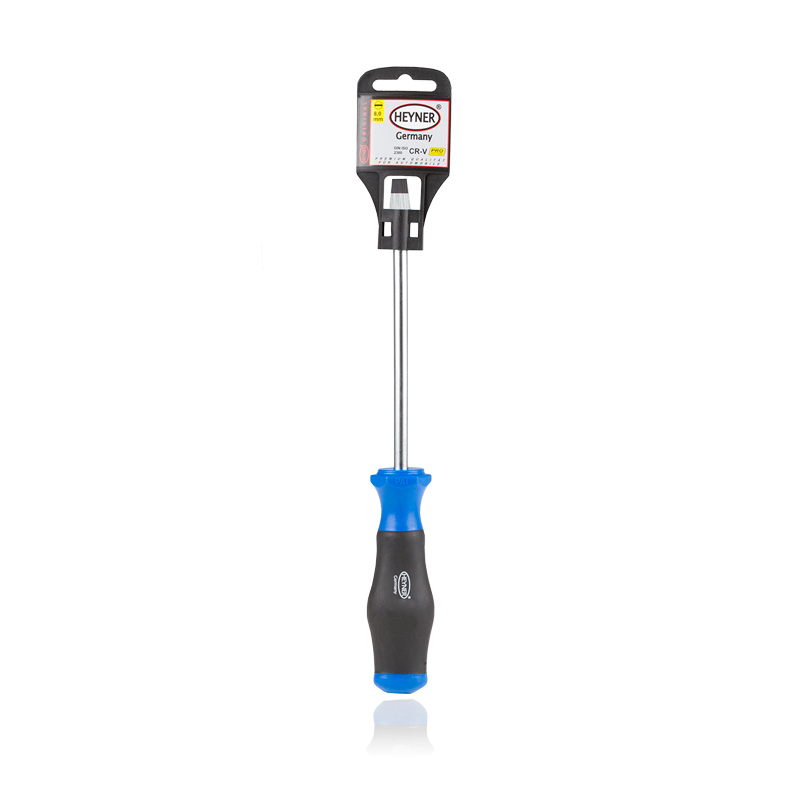 Отвертка Pro Heyner, 8 х 150 мм352810 Отвертка Pro Heyner, 8 х 150 мм352810Крестовая отвертка Pro Heyner предназначена для монтажа/демонтажа резьбовых соединений. Рабочая часть выполнена из высококачественной нержавеющей хром-ванадиевой стали. Отвертка оснащена эргономичной рукояткой с нескользящим покрытием. Шестигранная передняя часть рукоятки для предотвращает скатывание. Длина рабочей части: 15 см. Ширина рабочей части: 8 мм.