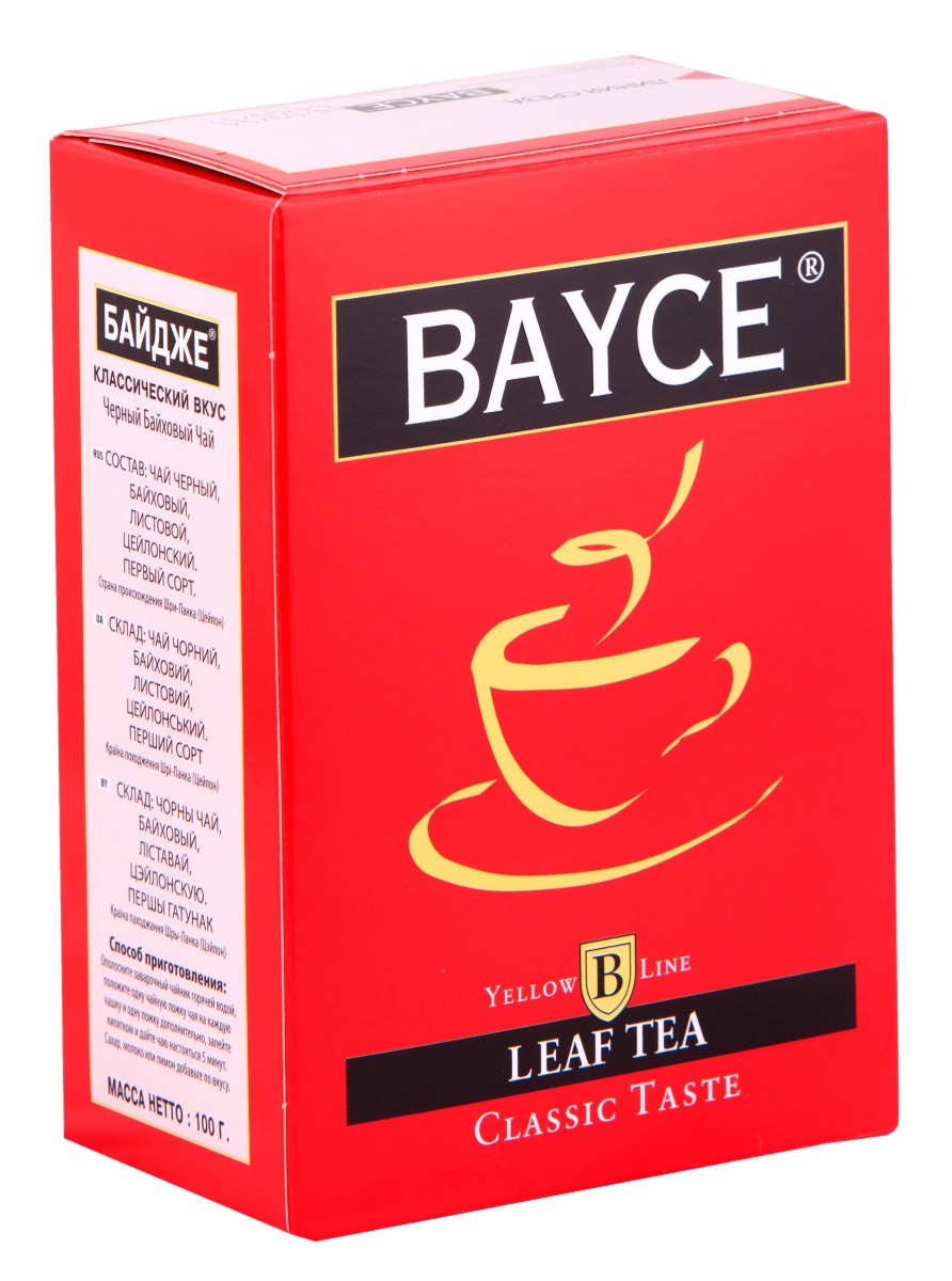 Bayce Классический вкус черный чай, 100 г4607014860697 Bayce Классический вкус черный чай, 100 г4607014860697Bayce Классический вкус - превосходный классический чай, собранный на чайных плантациях острова Цейлон. Приятный вкус и целебные свойства делают этот сорт особенно привлекательным.