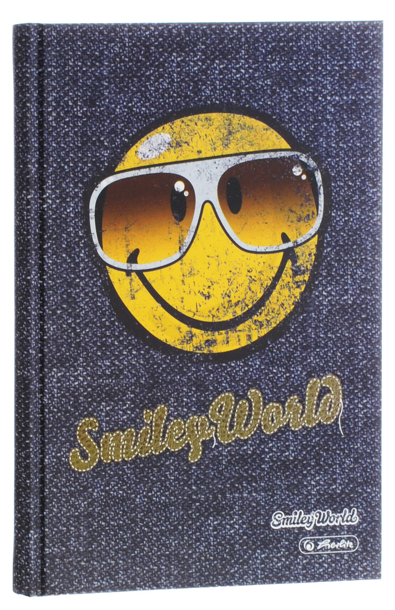 Herlitz Записная книжка Smiley World 96 листов в клетку11261203_ Herlitz Записная книжка Smiley World 96 листов в клетку11261203_Записная книжка Herlitz Smiley World - незаменимый атрибут современного человека, необходимый для рабочих и повседневных записей в офисе и дома. Записная книжка содержит 96 листов формата А5 в клетку. Обложка, выполненная из плотного картона, оформлена изображением забавного смайла в темных очках. Прошитый внутренний блок гарантирует полное отсутствие потери листов. Записная книжка Herlitz Smiley World станет достойным аксессуаром среди ваших канцелярских принадлежностей. Она подойдет как для деловых людей, так и для любителей записывать свои мысли, рисовать скетчи, делать наброски.