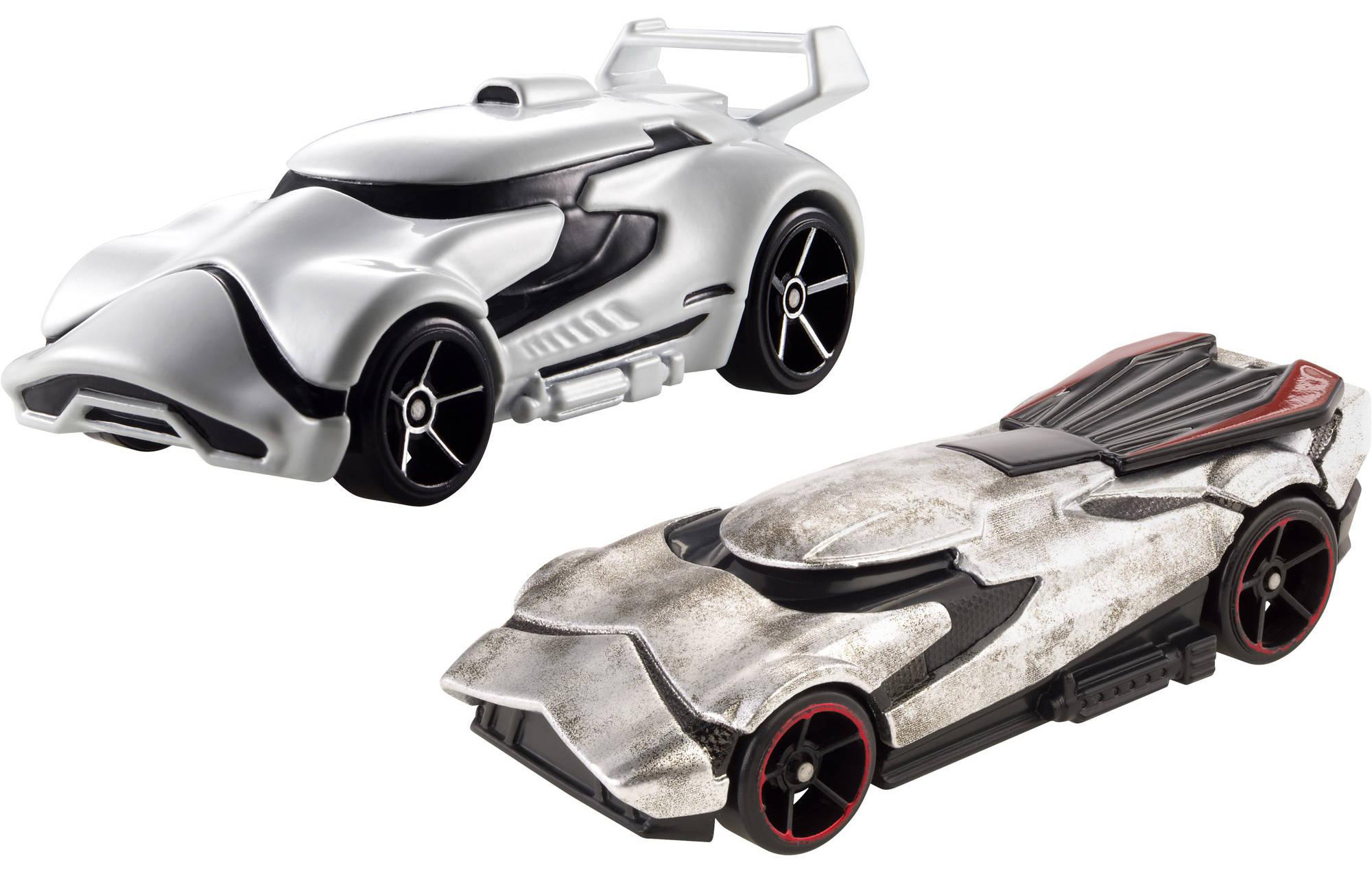 Hot Wheels Star Wars Набор машинок First Order Stormtrooper и Captain PhasmaCGX02_CLK35_CLK35 Hot Wheels Star Wars Набор машинок First Order Stormtrooper и Captain PhasmaCGX02_CLK35_CLK35Машинки Hot Wheels First Order Stormtrooper и Captain Phasma непременно приведут в восторг вашего малыша. Игрушки изготовлены из высококачественного пластика с элементами из металла в стиле любимых персонажей легендарной саги Звездные воины. Колесики машинок вращаются. Ваш ребенок будет часами играть с этими машинками, придумывая различные истории. Порадуйте его таким замечательным подарком.
