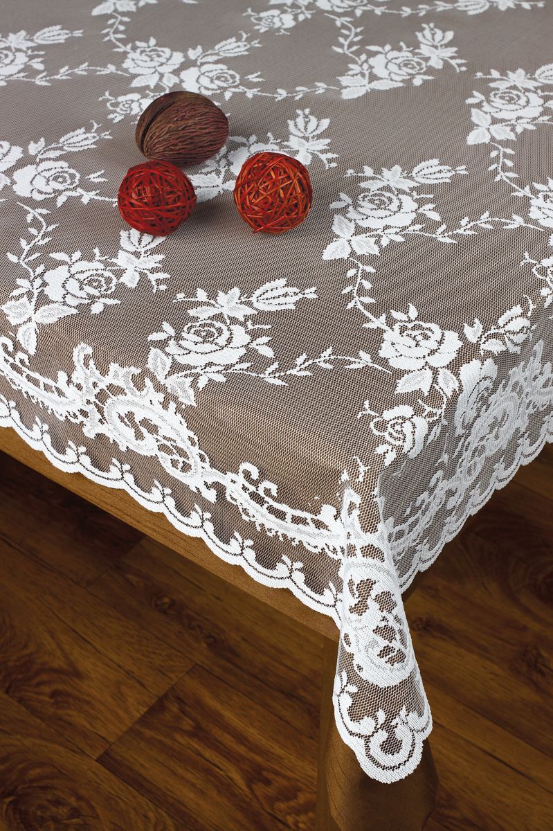 Скатерть Haft, прямоугольная, цвет: белый, 120 х 160 см214310/120 Скатерть Haft, прямоугольная, цвет: белый, 120 х 160 см214310/120Скатерть выполнена в европейском стиле, жаккардовое плетение.