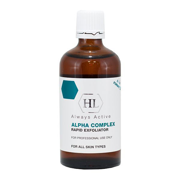 Holy Land Химический пилинг Alpha Complex Multifruit System Rapid Exfoliator, 100 мл110164 Holy Land Химический пилинг Alpha Complex Multifruit System Rapid Exfoliator, 100 мл110164Комбинированный поверхностный пилинг на основе фруктовых кислот. Обеспечивает немедленный результат. Не сушит и не раздражает кожу. Подходит для всех типов кожи, в т. ч. при невоспалительных формах акне и себорее. Концентрация фруктовых кислот 8%. pH 3,5-3,8. Действие: Деликатный поверхностный пилинг, выравнивание поверхности кожи. Уменьшение толщины рогового слоя, обновление эпидермиса. Очищение и сокращение пор. Выравнивание цвета и текстуры кожи. Увлажнение эпидермиса, повышение уровня влаги кожи. Разглаживание поверхностных морщин. Активация микроциркуляции, сосудоукрепляющее действие. Стимуляция синтеза коллагена и эластина. Подготовка кожи к более глубоким пилингам. Микрошлифовка кожи с явлениями постакне. Активные компоненты: Комплекс фруктовых кислот (молочная, гликолевая, лимонная, яблочная, винная). L-аскорбиновая кислота обладает антисептическим и противовоспалительным действием. Стимулирует синтез коллагеновых и эластиновых волокон, улучшает регенерацию тканей, укрепляет...