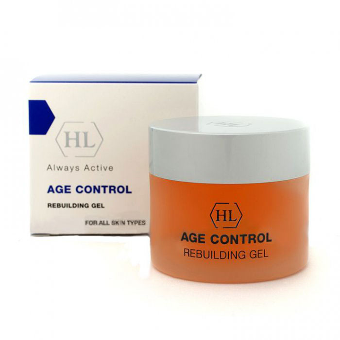 Holy Land Восстанавливающий гель Age Control Rebuilding Gel, 50 мл112507 Holy Land Восстанавливающий гель Age Control Rebuilding Gel, 50 мл112507Восстанавливающий гель, заметно подтягивающий кожу.Действие:Обеспечивает глубокое увлажнение.Уменьшает глубину морщин.Обладает заметным подтягивающим действием.Ускоряет регенерацию и заживление повреждений.Укрепляет кожу, повышает ее тонус.Значительно повышает эффект действия обновляющего крема.Активные компоненты: Экстракт бурых водорослей Macrocystis Pyrifera, гидролизованные пшеничные протеины, гидролизованные соевые протеины, гель алоэ, лизат бифидоферментов, экстракт семян Camellia Oleifera, экстракт красного клевера.