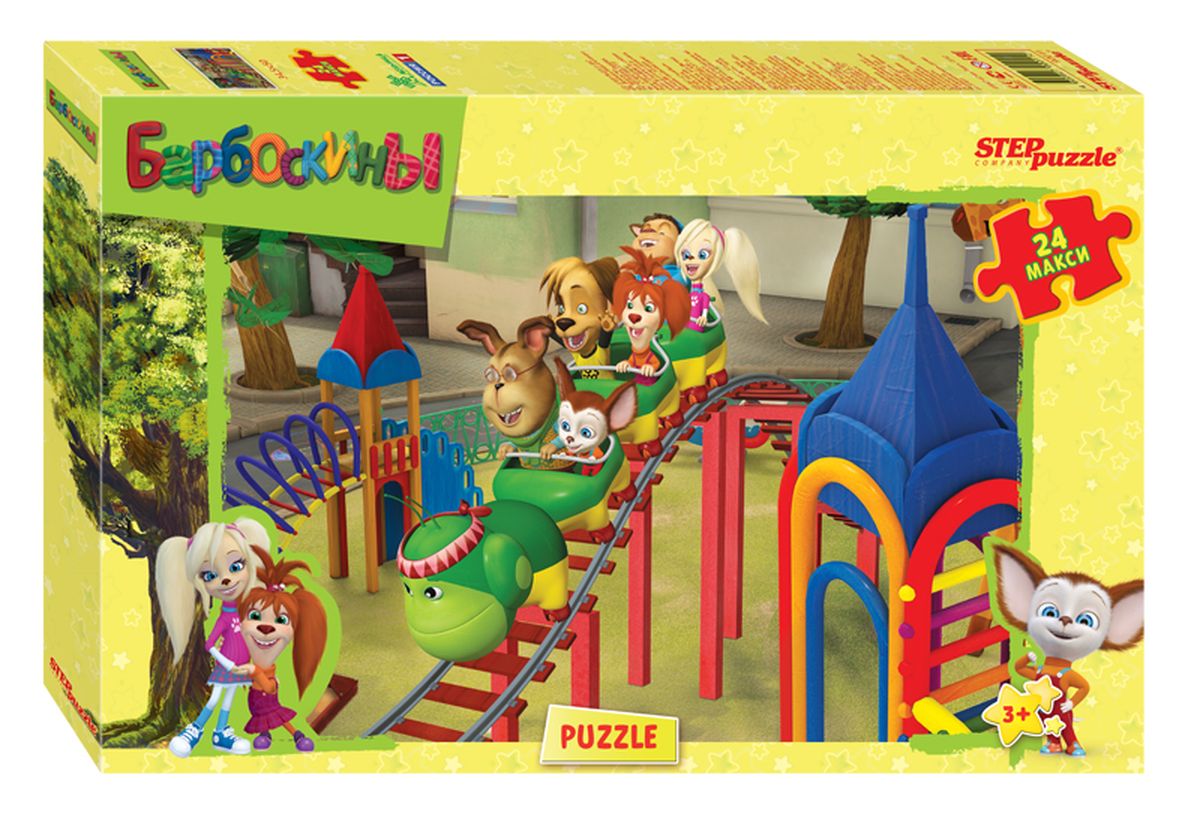 Step Puzzle Мозаика maxi Барбоскины90011 Step Puzzle Мозаика maxi Барбоскины90011Веселая семья Барбоскиных теперь и на пазлах. Мама и Папа, Лиза и Роза, Дружок, Гена, Малыш и Дедушка Барбоскины приглашают поучаствовать в их веселой и полной приключений жизни.