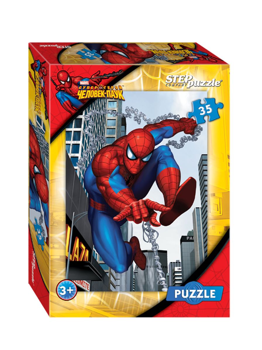 Step Puzzle Мозаика Человек-паук91111 Step Puzzle Мозаика Человек-паук91111Укус радиоактивного паука наделил Питера Паркера удивительными способностями. Потеряв дядю Бена, погибшего от руки грабителя, Питер дал клятву, что будет защищать родной город и перевоплотился в Человека-паука. Питер любит повторять: «Чем больше сила, тем больше ответственность».