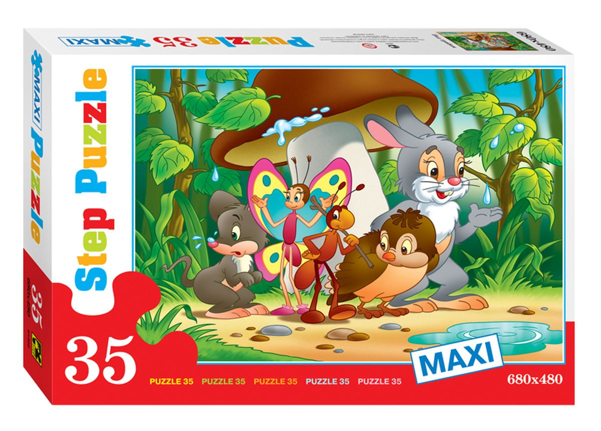 Step Puzzle Мозаика MAXI Под грибом91302 Step Puzzle Мозаика MAXI Под грибом91302Крупные пазлы отлично подходят для детей от 3х лет. Они удобные в манипулировании, эргономичны для детской руки, активно развивают мышление, внимание и память. Пазлы Компании Step Puzzle выполнены из высококачественного материала, не содержат токсичных материалов. Мы гарантируем высокое качество каждого пазла и точность подгонки.
