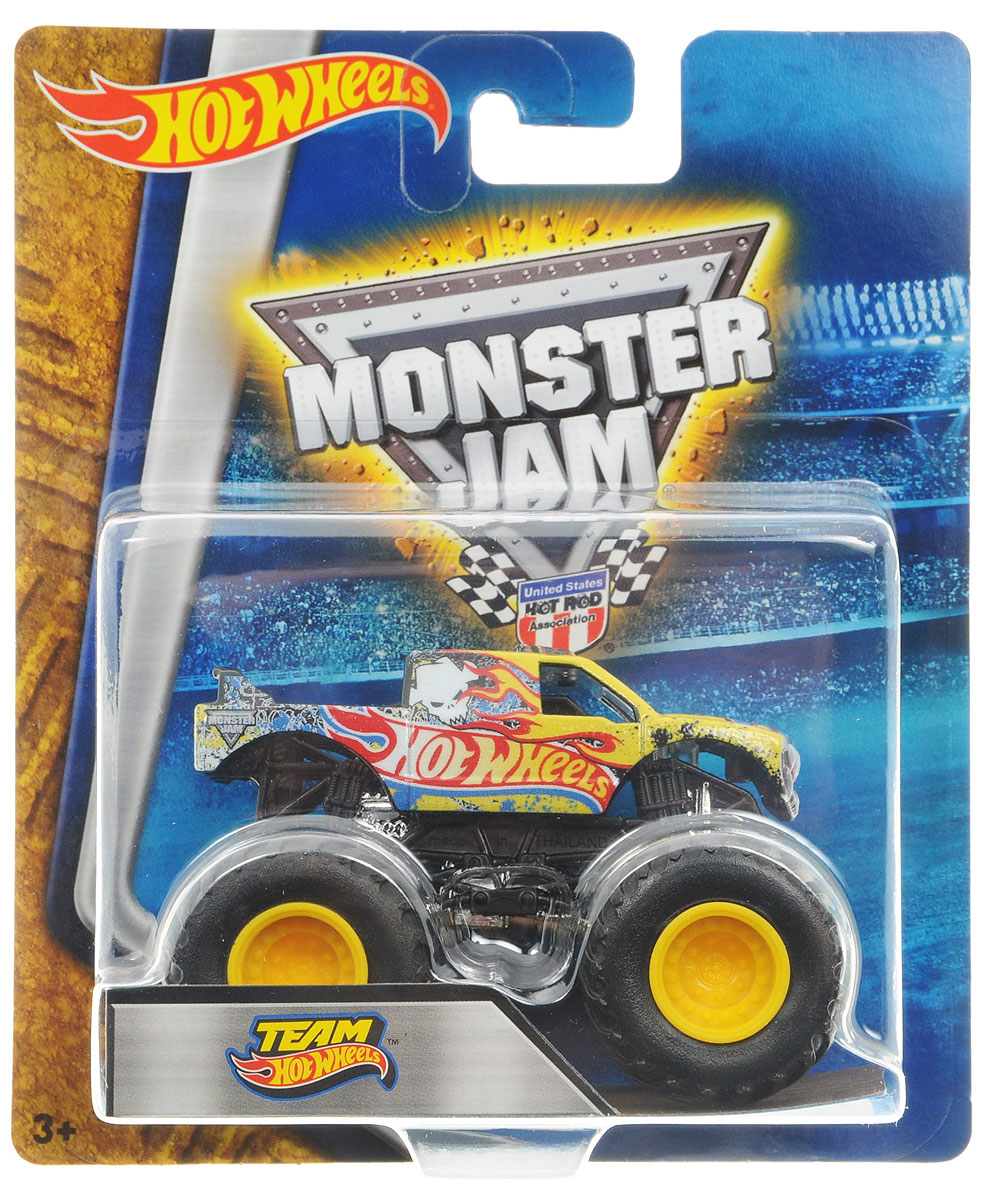 Hot Wheels Monster Jam Машинка Team Hot WheelsBHP37_DRR62 Hot Wheels Monster Jam Машинка Team Hot WheelsBHP37_DRR62Машинка Hot Wheels Monster Jam. Team Hot Wheels - это знаменитая модель легендарного автомобиля с большими колесами в масштабе 1:64. Литой корпус, сверкающая кабина, внушительный вид. Внедорожник с неповторимым тюнингом оценят как дети, так и взрослые! Детали игрушки выполнены из высококачественных материалов и абсолютно безопасны для детей. Порадуйте своего малыша таким замечательным подарком!