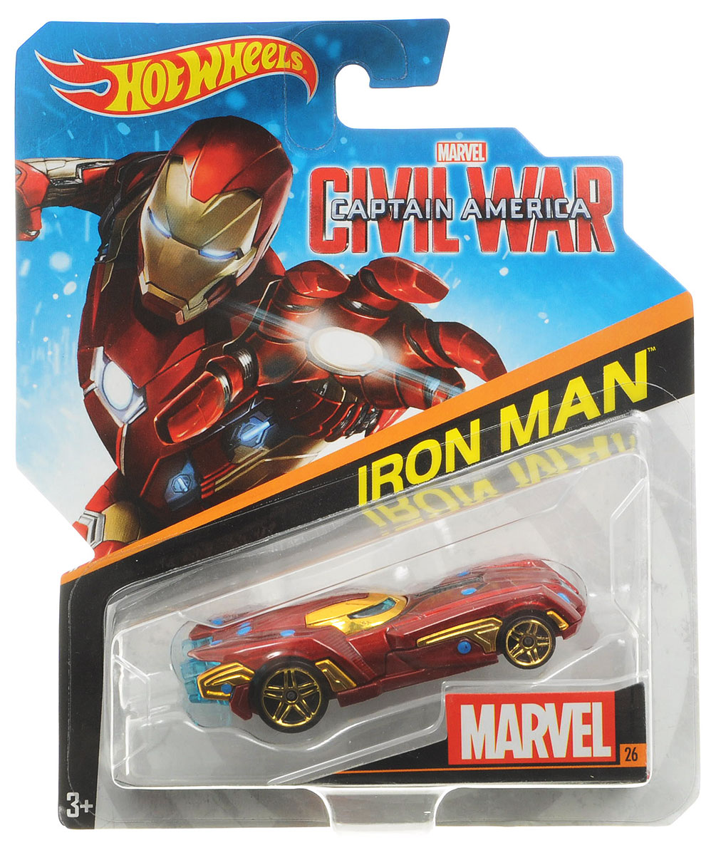 Hot Wheels Avengers Машинка Iron ManBDM71_DJJ55 Hot Wheels Avengers Машинка Iron ManBDM71_DJJ55Машинка Hot Wheels Iron Man станет любимой игрушкой вашего малыша. Изготовлена из высококачественного пластика с элементами из металла в стиле одного из ваших любимых персонажей комиксов Marvel. Колесики машинки вращаются. Ваш ребенок будет часами играть с этой машинкой, придумывая различные истории. Порадуйте его таким замечательным подарком.