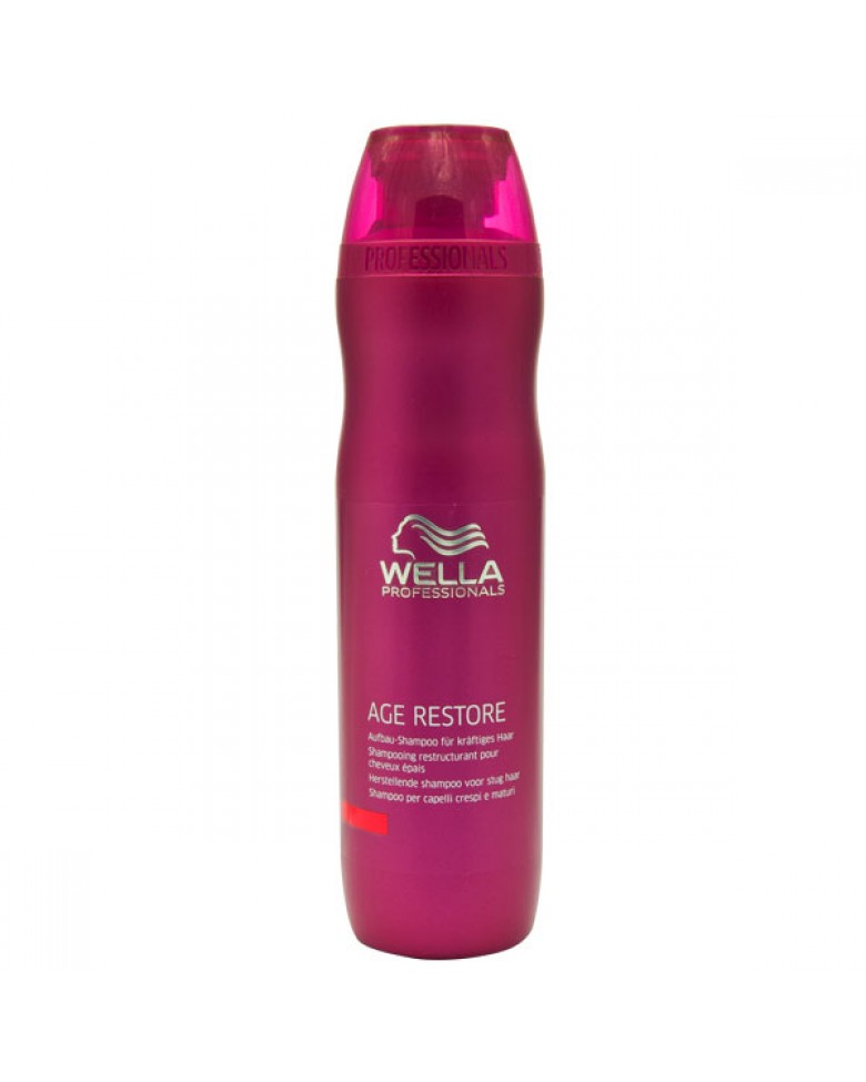 Wella Укрепляющий шампунь Age Line для ослабленных волос, 250 мл116569 Wella Укрепляющий шампунь Age Line для ослабленных волос, 250 мл116569Деликатное очищение обеспечит вашим волосам укрепляющий шампунь для ослабленных волос от Wella. Средство восстанавливает эластичность волос, увлажняет их, придает им ухоженный вид. Шампунь обладает уникальным составом, он придает волосам потрясающий блеск, при этом эффект сохраняется в течение долгого времени. Кроме того, средство оказывает регенерирующее действие, поддерживает в норме уровень рН, оно оптимально для использования с красками Wella Professionals. Результат: волосы становятся мягкими, легко укладываются и так же легко расчесываются. В состав входят витамин Е, пантенол, масло карите, глиоксиновая кислота.