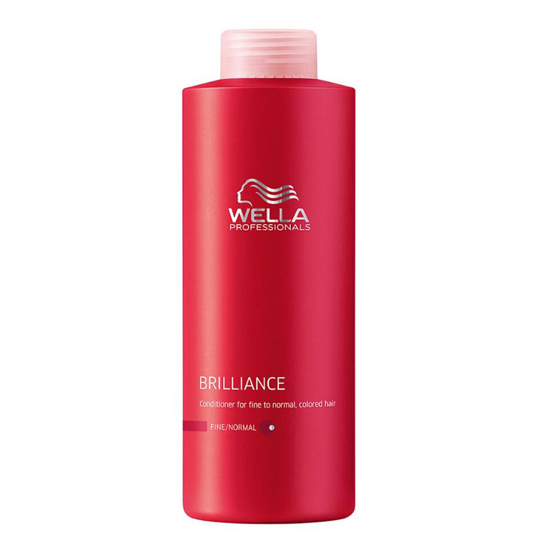 Wella Бальзам Brilliance Line для окрашенных жестких волос, 1000 мл117658 Wella Бальзам Brilliance Line для окрашенных жестких волос, 1000 мл117658Для интенсивного ухода за жесткими окрашенными волосами стоит воспользоваться новинкой серии Brilliance - бальзамом, который окажет комплексное, активное воздействие. Увлажнение, антистатический эффект, смягчение кожи и волос именно таким действием обладает бальзам. Благодаря уникальному составу средства, каждый волос будет иметь защитный эластичный слой, который усилит цвет и блеск волос. Использование бальзама улучшает состояние волос, они становятся более послушными, гладкими и блестящими, также обеспечивается дополнительный объем при укладке. Результатом использования бальзама для окрашенных жестких волос является придание силы и упругости волосам, продление сияния и яркости цвета. В состав входят такие компоненты, как пантенол, катионоактивный полимер, экстракт орхидеи, глиоксиловая кислота, витамин Е, бриллиантовая пыльца.