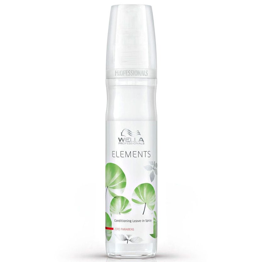 Wella Несмываемый увлажняющий спрей Professionals Elements, 150 мл126336 Wella Несмываемый увлажняющий спрей Professionals Elements, 150 мл126336Новая натуральная линия средств по уходу за волосами. В составе нет парабенов и сульфатов. Восстанавливает и укрепляет естественные силы волос, усиляет изнутри. Имеет мягкую приятную консистенцию, что упрощает нанесение и распределение средства по поверхности волос. Обладает легким и приятным ароматом зеленого базилика, кедра, мускуса, водяной лилии. Защищает кератин волос от повреждений.