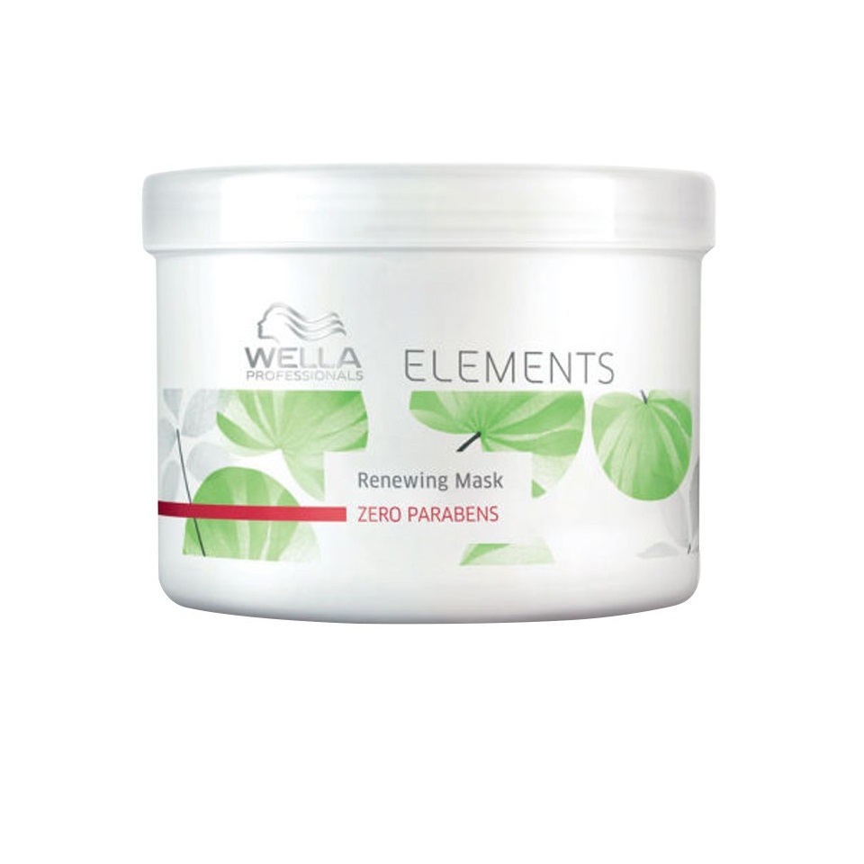 Wella Обновляющая маска Professionals Elements, 500 мл81466054 Wella Обновляющая маска Professionals Elements, 500 мл81466054Новая натуральная линия средств по уходу за волосами. В составе нет парабенов и сульфатов. Восстанавливает и укрепляет естественные силы волос, усиляет изнутри. Имеет мягкую приятную консистенцию, что упрощает нанесение и распределение средства по поверхности волос. Обладает легким и приятным ароматом зеленого базилика, кедра, мускуса, водяной лилии. Защищает кератин волос от повреждений.