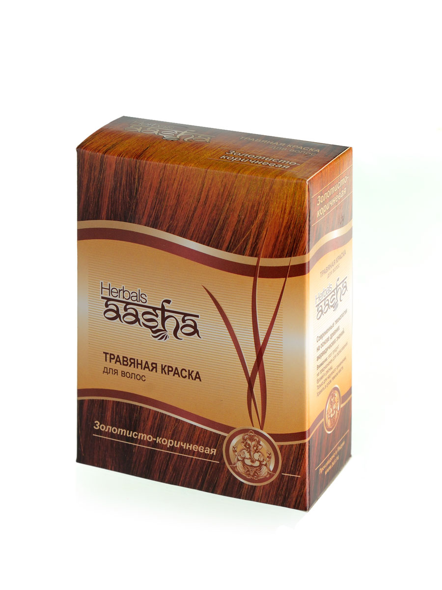 Aasha Herbals Травяная краска для волос Золотисто-коричневый, 6 х 10 г841028002054 Aasha Herbals Травяная краска для волос Золотисто-коричневый, 6 х 10 г841028002054Композиция индийской хны и растительных экстрактов окрашивает волосы в насыщенный светло-коричневый цвет, придает им дополнительный объем и здоровый вид, делает волосы мягкими и послушными. Защищает волосы, закрашивает седину при степени до 30%.