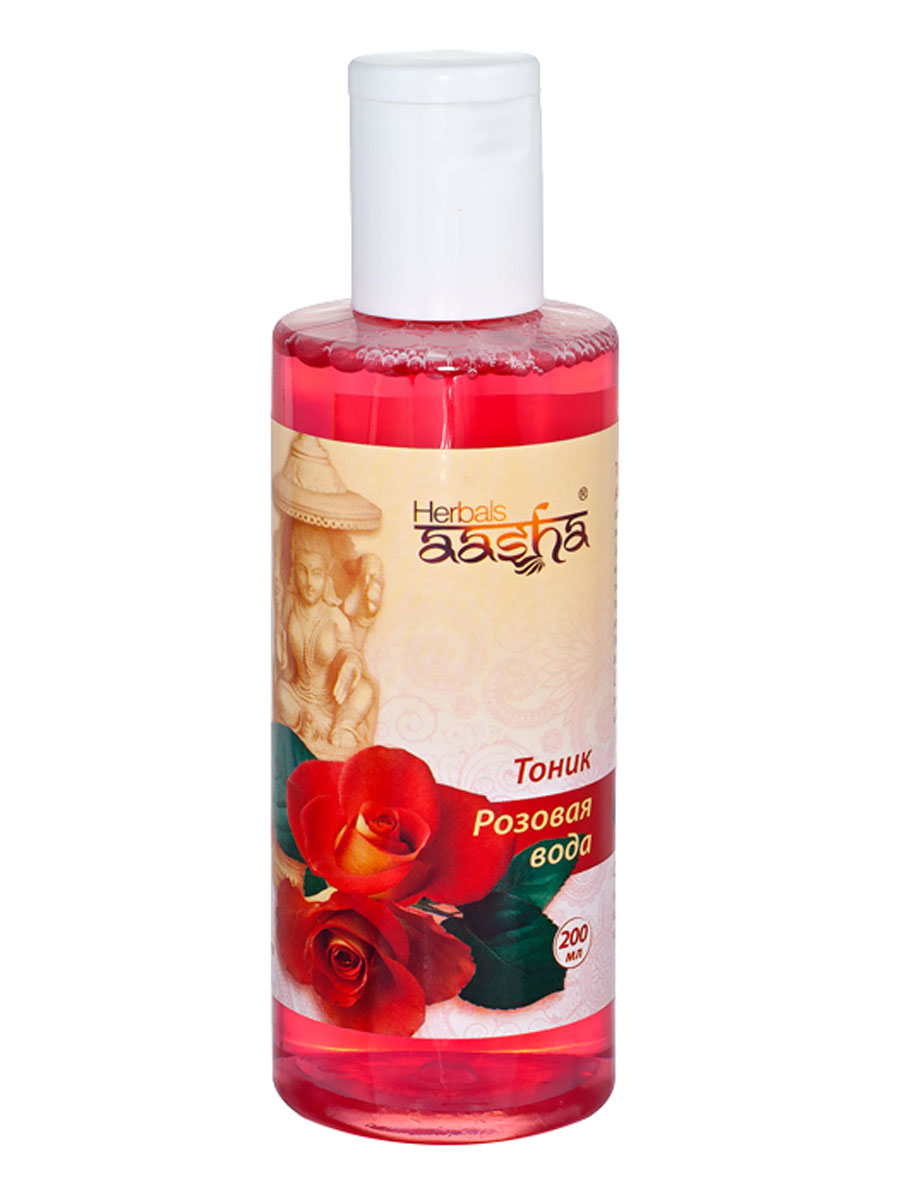 Aasha Herbals Тоник для лица Розовая вода, 200 мл841028002726 Aasha Herbals Тоник для лица Розовая вода, 200 мл841028002726Тоник на основе натуральной розовой воды тонизирует и освежает кожу лица, способствует устранению прыщей, угревых высыпаний, очищает кожу от жира и грязи, улучшает цвет лица. Придает коже тонкий аромат розы. Можно применять для снятия макияжа. Для любого типа кожи.