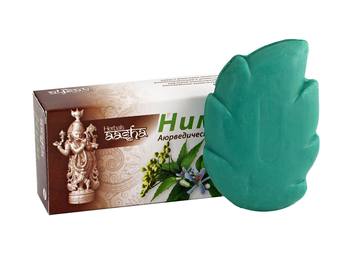 Aasha Herbals мыло твердое Ним, 75 г841028002962 Aasha Herbals мыло твердое Ним, 75 г841028002962Мыло обладает выраженными бактерицидным и антисептическим свойствами, придает коже эластичность. Увлажняет и смягчает кожу, не пересушивает ее. Обеспечивает антиоксидантную защиту. Для сухой и обезвоженной кожи рук и тела, а также для кожи в области подмышек, между пальцами ног, для ступней и пяток.
