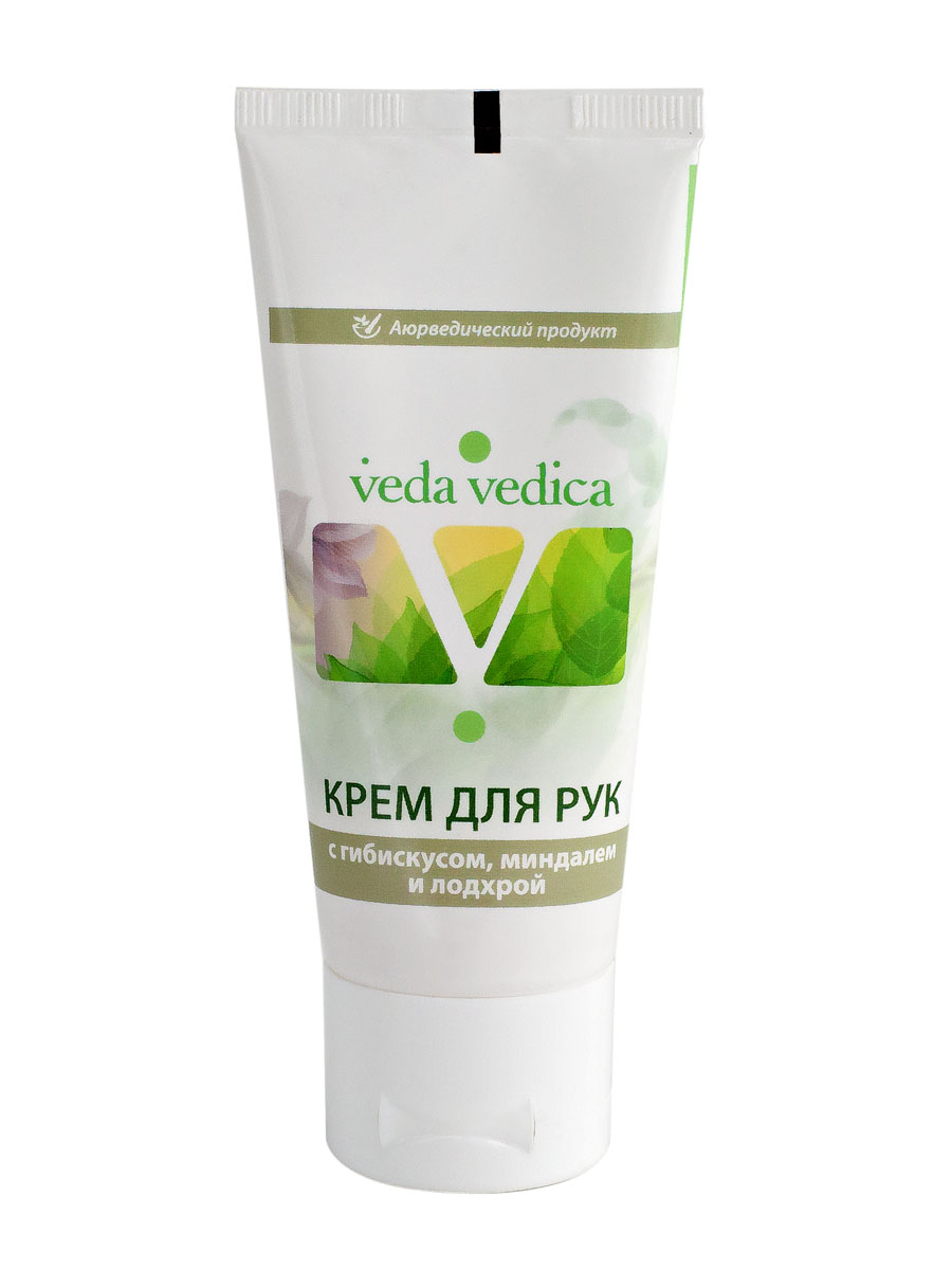 Veda Vedica Крем для рук с Гибискусом, Миндалем и Лодхрой, 50 мл8906015080582 Veda Vedica Крем для рук с Гибискусом, Миндалем и Лодхрой, 50 мл8906015080582Легкий натуральный увлажняющий крем с легким эффектом лифтинга на основе композиции растительных масел и экстрактов с лечебными свойствами. Глубоко увлажняет, восстанавливает и поддерживает упругость кожи рук. Защищает от воздействия окружающей среды, агрессивных моющих средств и бытовой химии, регулирует рН-баланс. Для любого типа кожи.