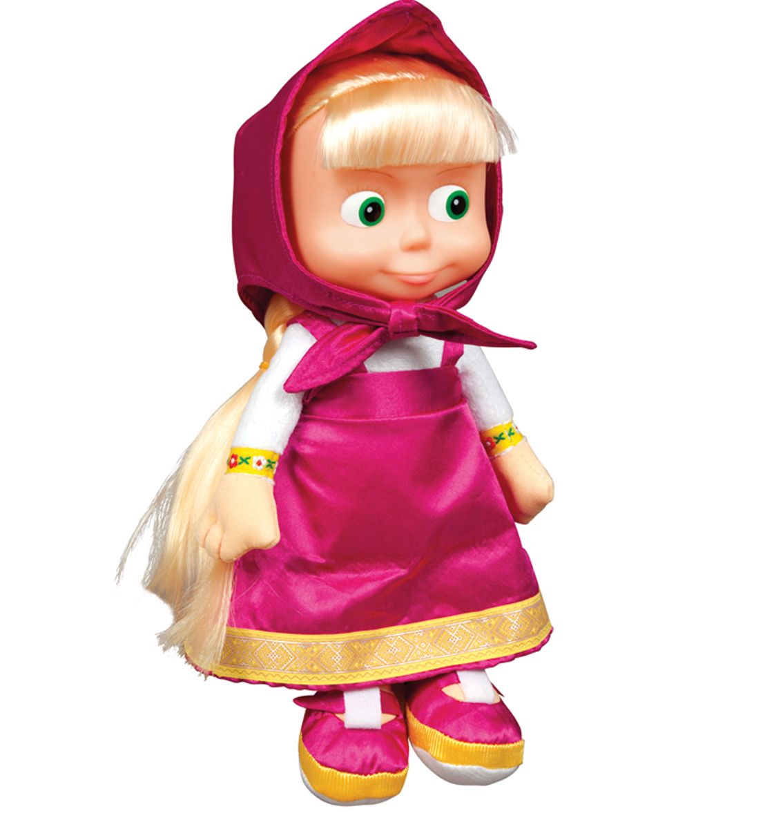 Мульти-Пульти Мягкая игрушка Маша 40 смV85833/40A Мульти-Пульти Мягкая игрушка Маша 40 смV85833/40AМягкая игрушка сама по себе ассоциируется с радостью и весельем, конечно, и для наших детей такой подарок станет поистине незабываемым. Забавные, добрые мягкие игрушки радуют детей с самого рождения. Ведь уже в первые месяцы жизни ребенок проявляет интерес к плюшевым зверятам и необычным персонажам. Сначала они помогают ему познавать окружающий мир через тактильные ощущения, знакомят его с животным миром нашей планеты, формируют цветовосприятие и способствуют концентрации внимания.