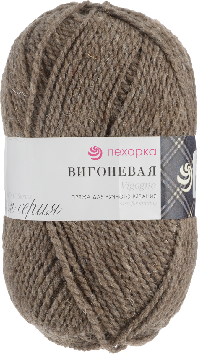 Пряжа для вязания Пехорка Вигоневая, цвет: темно-бежевый (165), 150 м, 100 г, 10 шт360020_165_Т.бежевый Пряжа для вязания Пехорка Вигоневая, цвет: темно-бежевый (165), 150 м, 100 г, 10 шт360020_165_Т.бежевыйПряжа для вязания Пехорка Вигоневая изготовлена из шерсти и акрила. Эта пряжа выработана из концов гребенной ленты, которая получила дополнительное чесание, не крашеная. Изделия из такой пряжи получаются теплые, добротные, стабильные. С такой пряжей для ручного вязания вы сможете связать своими руками необычные и красивые вещи. Рекомендуются спицы для вязания: № 5 мм. Состав: 30% шерсть, 70% акрил.