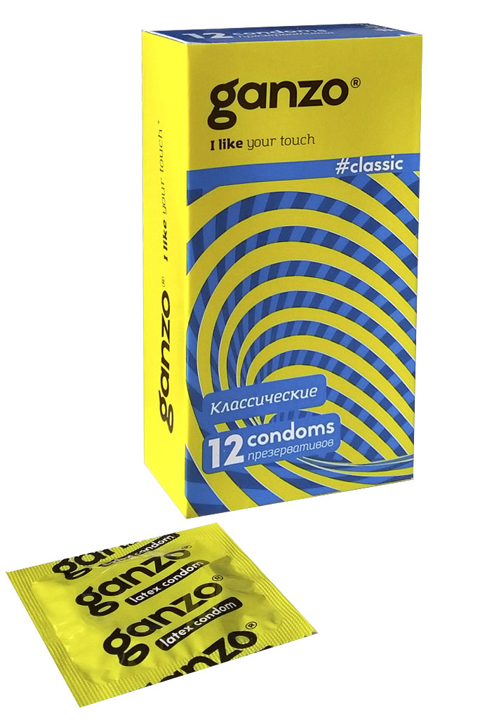 Ganzo Презервативы Classic, 12 шт11001 Ganzo Презервативы Classic, 12 шт11001Прозрачные презервативы Ganzo Classic цилиндрической формы с накопителем и обильной силиконовой смазкой изготовлены из натурального высококачественного латекса. Проверены с использованием электростатической технологии для большей надежности.