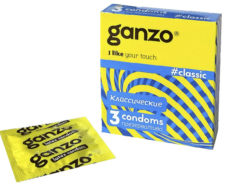 Ganzo Презервативы "Classic", 3 шт Ganzo Презервативы "Classic", 3 шт
