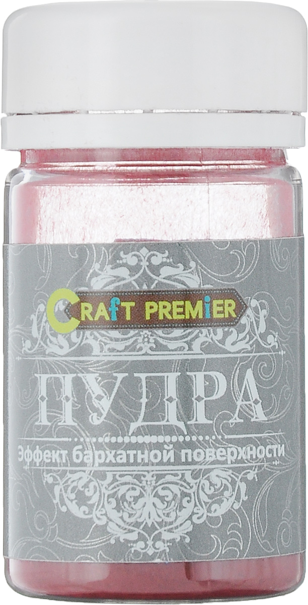 Пудра Craft Premier Эффект бархатной поверхности, цвет: бордовый, 50 млZ0016-06 Пудра Craft Premier Эффект бархатной поверхности, цвет: бордовый, 50 млZ0016-06Пудра Craft Premier Эффект бархатной поверхности выполнена в порошковой форме. Совет по применению: подготовить заготовку, окрасить в тон пудры. После высыхания краски нанести специальный клей (возможно использование водного мордана или клея для декупажа). Когда клеевой слой станет липким, посыпать сверху пудрой и аккуратно прижать салфеткой. Излишки пудры стряхнуть обратно в банку. Если остались не перекрытые промежутки, повторно посыпать пудрой. Подходит для декорирования как внешних поверхностей изделия, так и для внутренних стенок шкатулок. Объем: 50 мл.