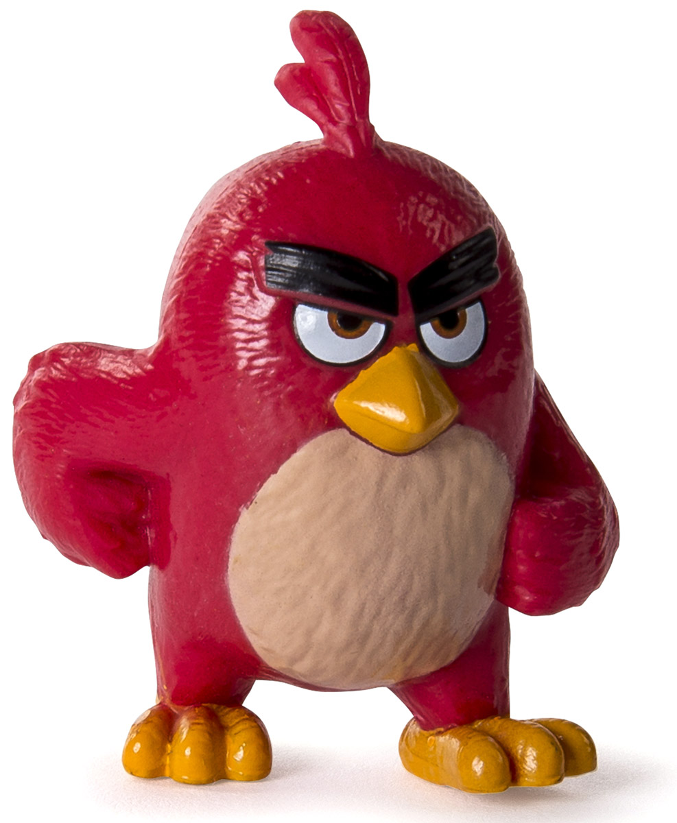 Angry Birds Мини-фигурка Red90501_Red Angry Birds Мини-фигурка Red90501_RedМини-фигурка Angry Birds Red - подарок для любого поклонника сердитых птичек и зеленых поросят! Высота мини-фигурки 4 см, игрушка выполнена из пластика и очень тщательно детализирована. Фигурка очень ярко и точно отражает характер героя и его эмоции. Ред из всей стаи наиболее аккуратно и бережливо обращается с яйцами и сильно боится их потерять. Постоянно заботится о том, чтобы главное оружие птиц все время было в чистоте и порядке. Он каждый день натирает рогатку воском, и не любит, когда кто-то ее портит. Макушка представлена в виде хохолка из двух перышек. Брови прямоугольные, черного цвета. Соберите всю коллекцию смешных персонажей Angry Birds!