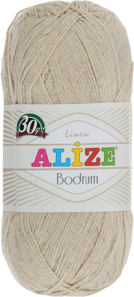 Пряжа для вязания Alize Bodrum, цвет: бежевый (509), 280 м, 100 г, 5 шт697547_509 Пряжа для вязания Alize Bodrum, цвет: бежевый (509), 280 м, 100 г, 5 шт697547_509Пряжа для вязания Alize Bodrum с натуральной цветовой гаммой подходит для ручного вязания детям и взрослым. Приятная на ощупь нить сочетает в себе лен и полиэстер. Такая пряжа идеально подойдет для вязания весенних и летних изделий. Рекомендованные спицы 3-5 мм и крючок для вязания 2-3 мм. Состав: 48% лен, 52% полиэстер. Рекомендована ручная стирка.