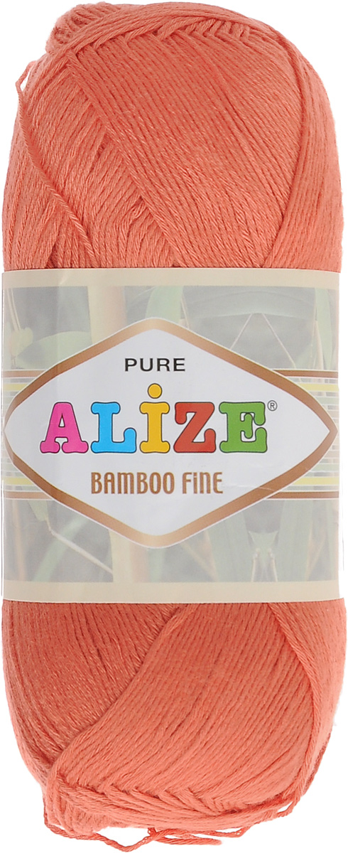 Пряжа для вязания Alize Bamboo Fine, цвет: персиковый (692), 440 м, 100 г, 5 шт688988_692 Пряжа для вязания Alize Bamboo Fine, цвет: персиковый (692), 440 м, 100 г, 5 шт688988_692Легкая пряжа Alize Bamboo Fine подходит для ручного вязания детских и взрослых вещей. Приятная на ощупь, обладающая высокой гигроскопичностью. Пряжа Alize Bamboo Fine из бамбука подойдет для самых разных вязаных изделий: сарафанов, туник, платьев, легких костюмов, кофт, шалей и накидок. Ее с одинаковым успехом можно использовать и для спиц, и для вязания крючком. В палитре большой выбор ярких цветов и пастельных мягких оттенков. Не стоит с предубеждением относиться к искусственной пряже, ведь она обладает целым рядом преимуществ. За изделиями из пряжи Alize Bamboo Fine проще ухаживать, они не подвержены скатыванию, не вызывают аллергии, не собирают пыль, не линяют и не оставляют ворсинок на другой одежде. Рекомендованный размер спиц: № 2,5-3,5 мм, Рекомендованный размер крючка: № 1-3 мм. Состав: 100% бамбук.