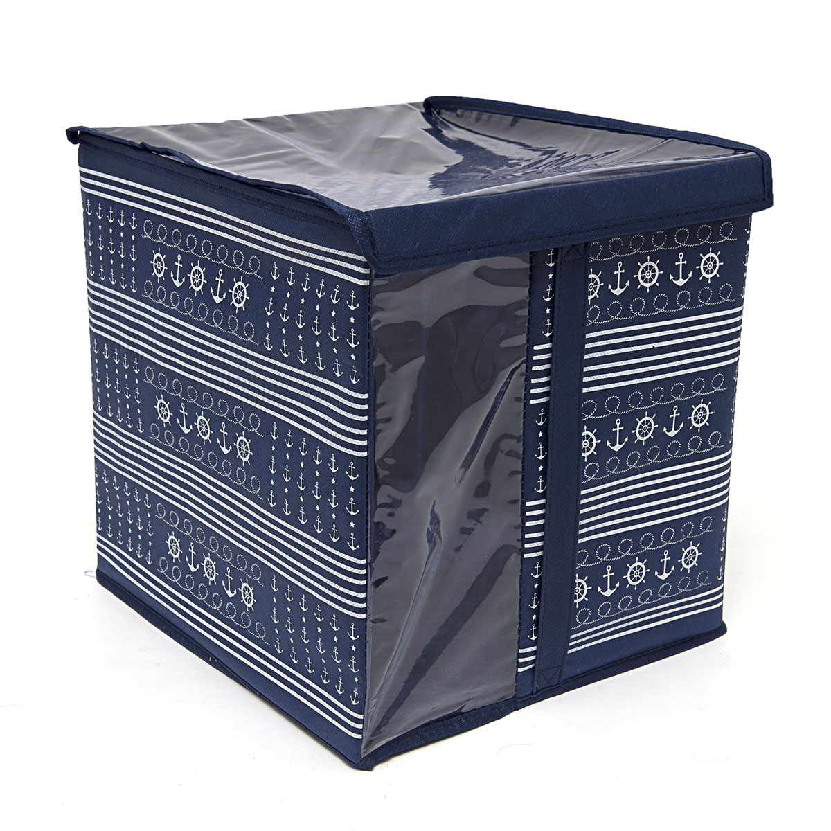 Кофр для хранения Homsu Ocean, с крышкой, 30 х 30 х 32 смHOM-226 Кофр для хранения Homsu Ocean, с крышкой, 30 х 30 х 32 смHOM-226Кофр для хранения Homsu Ocean изготовлен из высококачественного нетканого полотна и ПВХ. Кофр имеет одно большое отделение, где вы можете хранить различные бытовые вещи, нижнее белье, одежду и многое другое. Вставки из картона обеспечивают прочность конструкции. Стильный принт, модный цвет и качество исполнения сделают такой кофр незаменимым для хранения ваших вещей.